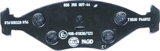 HELLA 8DB 355 007-441 - Kit pastiglie freno, Freno a disco autozon.pro