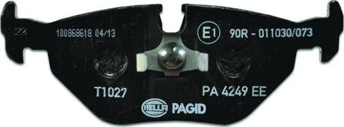 HELLA 8DB 355 007-421 - Kit pastiglie freno, Freno a disco autozon.pro