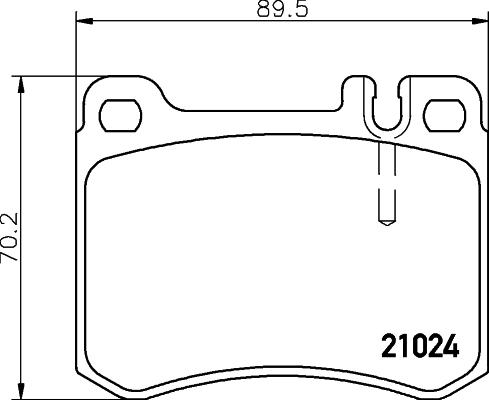 HELLA 8DB 355 007-611 - Kit pastiglie freno, Freno a disco autozon.pro