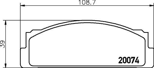 HELLA 8DB 355 007-101 - Kit pastiglie freno, Freno a disco autozon.pro