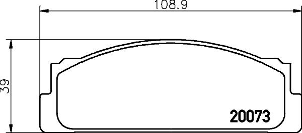 HELLA 8DB 355 007-111 - Kit pastiglie freno, Freno a disco autozon.pro