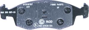 HELLA 8DB 355 007-331 - Kit pastiglie freno, Freno a disco autozon.pro