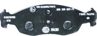 HELLA 8DB 355 007-711 - Kit pastiglie freno, Freno a disco autozon.pro