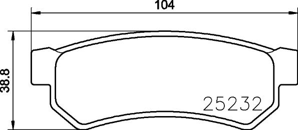 HELLA 8DB 355 019-591 - Kit pastiglie freno, Freno a disco autozon.pro