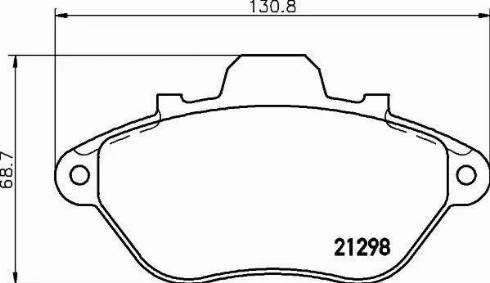 HELLA 8DB 355 019-051 - Kit pastiglie freno, Freno a disco autozon.pro