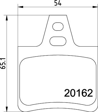 HELLA 8DB 355 019-011 - Kit pastiglie freno, Freno a disco autozon.pro