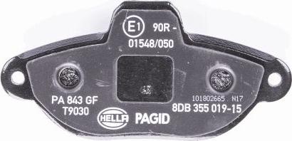 HELLA 8DB 355 019-151 - Kit pastiglie freno, Freno a disco autozon.pro