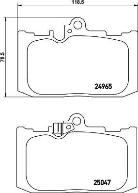 HELLA 8DB 355 019-851 - Kit pastiglie freno, Freno a disco autozon.pro