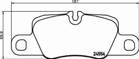 HELLA 8DB 355 014-051 - Kit pastiglie freno, Freno a disco autozon.pro