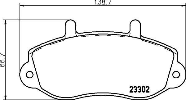 HELLA 8DB 355 019-321 - Kit pastiglie freno, Freno a disco autozon.pro