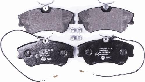 HELLA 8DB 355 019-261 - Kit pastiglie freno, Freno a disco autozon.pro