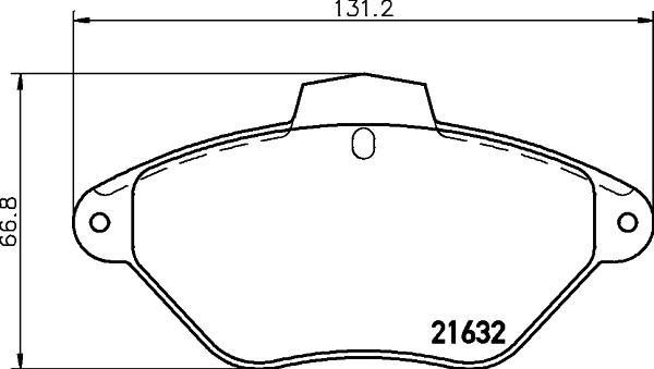 HELLA 8DB 355 019-211 - Kit pastiglie freno, Freno a disco autozon.pro