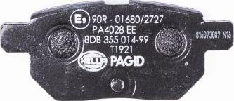 HELLA 8DB 355 014-991 - Kit pastiglie freno, Freno a disco autozon.pro