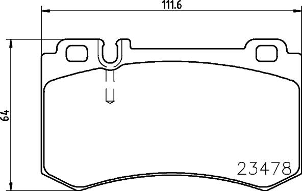 HELLA 8DB 355 014-941 - Kit pastiglie freno, Freno a disco autozon.pro