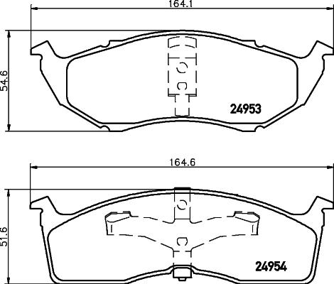 HELLA 8DB 355 014-971 - Kit pastiglie freno, Freno a disco autozon.pro