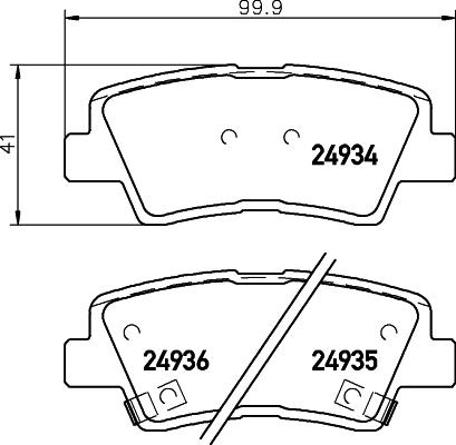 HELLA 8DB 355 014-571 - Kit pastiglie freno, Freno a disco autozon.pro