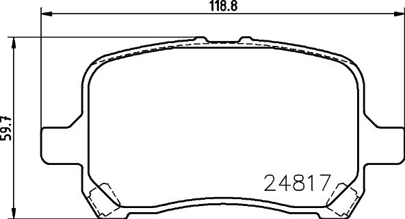 HELLA 8DB 355 014-691 - Kit pastiglie freno, Freno a disco autozon.pro