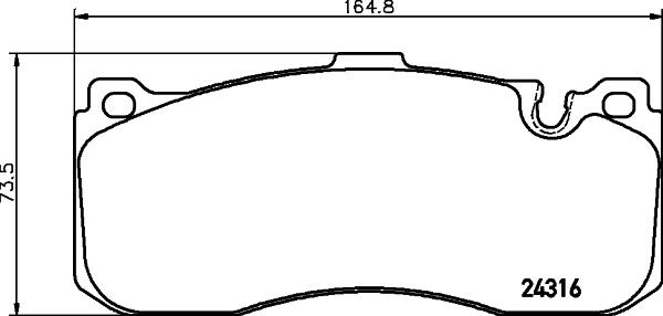 HELLA 8DB 355 014-041 - Kit pastiglie freno, Freno a disco autozon.pro