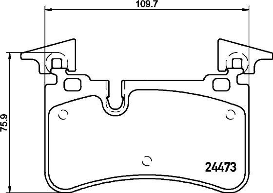 HELLA 8DB 355 014-811 - Kit pastiglie freno, Freno a disco autozon.pro