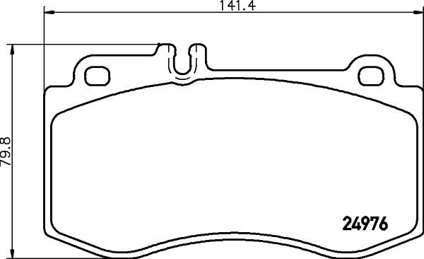 HELLA 8DB 355 014-821 - Kit pastiglie freno, Freno a disco autozon.pro