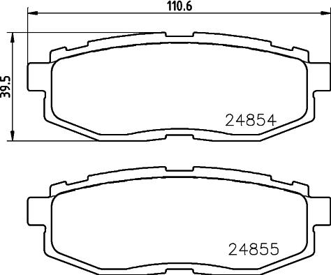 HELLA 8DB 355 014-341 - Kit pastiglie freno, Freno a disco autozon.pro