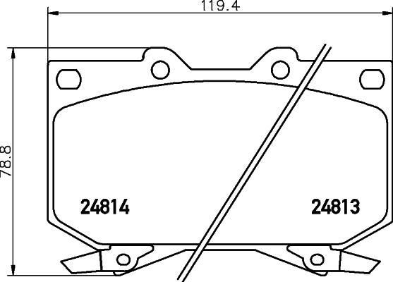 HELLA 8DB 355 014-711 - Kit pastiglie freno, Freno a disco autozon.pro