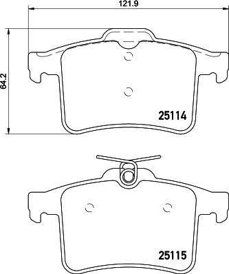 HELLA 8DB 355 015-901 - Kit pastiglie freno, Freno a disco autozon.pro