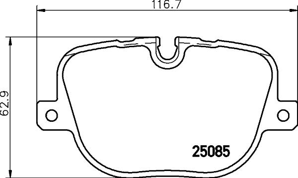 HELLA 8DB 355 015-451 - Kit pastiglie freno, Freno a disco autozon.pro