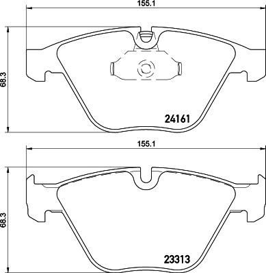 HELLA 8DB 355 015-601 - Kit pastiglie freno, Freno a disco autozon.pro