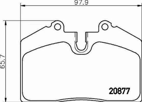 HELLA 8DB 355 016-301 - Kit pastiglie freno, Freno a disco autozon.pro