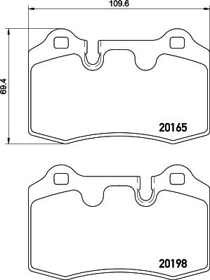 HELLA 8DB 355 015-881 - Kit pastiglie freno, Freno a disco autozon.pro