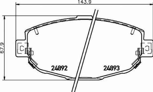 HELLA 8DB 355 015-341 - Kit pastiglie freno, Freno a disco autozon.pro