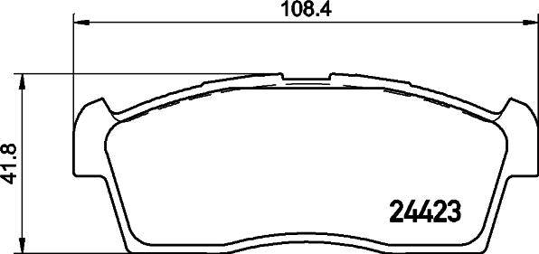 HELLA 8DB 355 015-731 - Kit pastiglie freno, Freno a disco autozon.pro