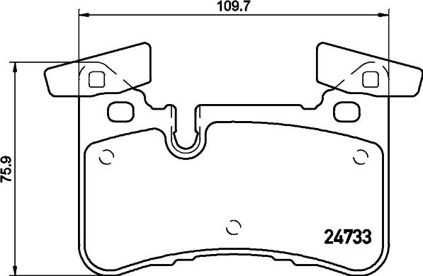 HELLA 8DB 355 015-721 - Kit pastiglie freno, Freno a disco autozon.pro