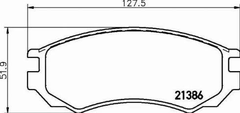 HELLA 8DB 355 016-541 - Kit pastiglie freno, Freno a disco autozon.pro