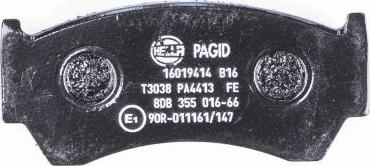 HELLA 8DB 355 016-661 - Kit pastiglie freno, Freno a disco autozon.pro