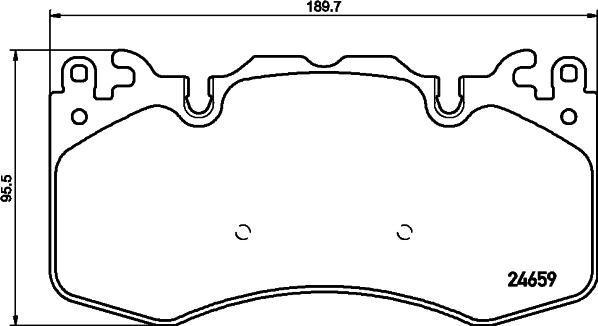 HELLA 8DB 355 016-151 - Kit pastiglie freno, Freno a disco autozon.pro