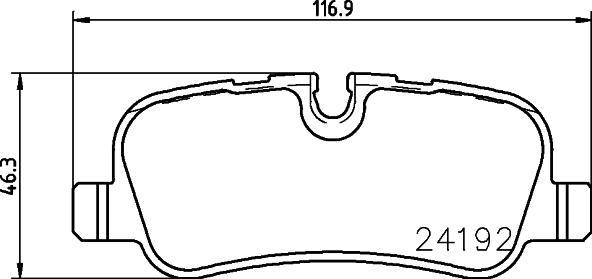 HELLA 8DB 355 016-181 - Kit pastiglie freno, Freno a disco autozon.pro