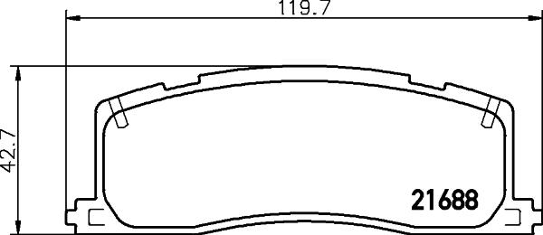 HELLA 8DB 355 016-391 - Kit pastiglie freno, Freno a disco autozon.pro