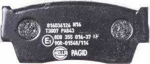 HELLA 8DB 355 016-371 - Kit pastiglie freno, Freno a disco autozon.pro