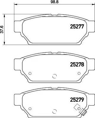 HELLA 8DB 355 016-201 - Kit pastiglie freno, Freno a disco autozon.pro