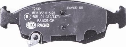 HELLA 8DB 355 016-231 - Kit pastiglie freno, Freno a disco autozon.pro