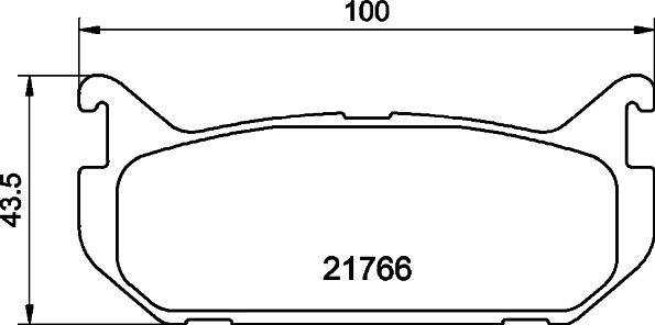 HELLA 8DB 355 016-711 - Kit pastiglie freno, Freno a disco autozon.pro