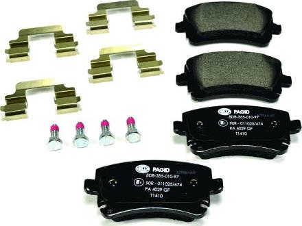 HELLA 8DB 355 010-971 - Kit pastiglie freno, Freno a disco autozon.pro