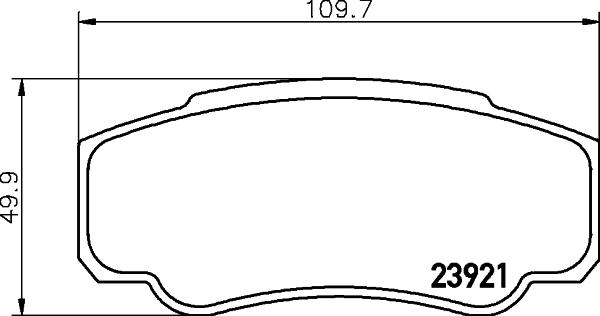 HELLA 8DB 355 010-411 - Kit pastiglie freno, Freno a disco autozon.pro