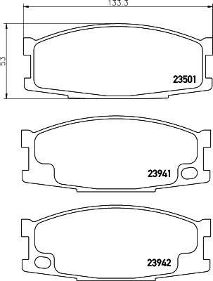 HELLA 8DB 355 010-561 - Kit pastiglie freno, Freno a disco autozon.pro