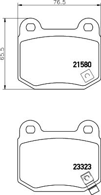 HELLA 8DB 355 010-691 - Kit pastiglie freno, Freno a disco autozon.pro