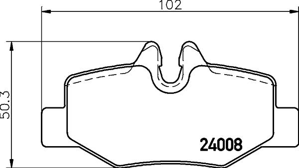 HELLA 8DB 355 010-661 - Kit pastiglie freno, Freno a disco autozon.pro