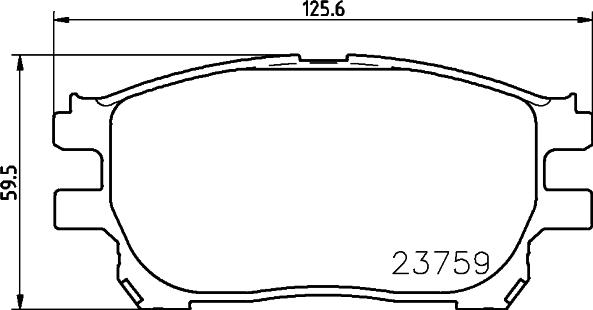 HELLA 8DB 355 010-111 - Kit pastiglie freno, Freno a disco autozon.pro