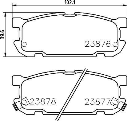 HELLA 8DB 355 010-271 - Kit pastiglie freno, Freno a disco autozon.pro